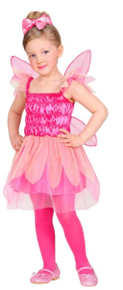 "KLEINE ROSA FEE" (Kleid, Flügel) - 104