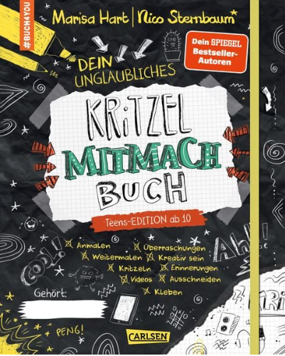 #buch4you: Dein unglaubliches Kritzel-Mitmach-Buch Carlsen