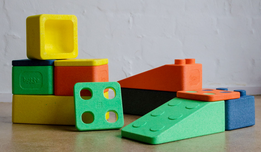 12-teiliges bygge Starterset "FARVESPIL" Tomke+2St Bygge