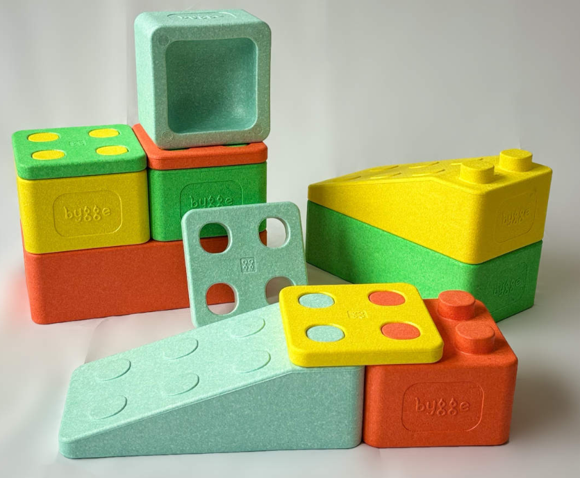 12-teiliges bygge Starterset "FARVESPIL" Karl+2St Bygge