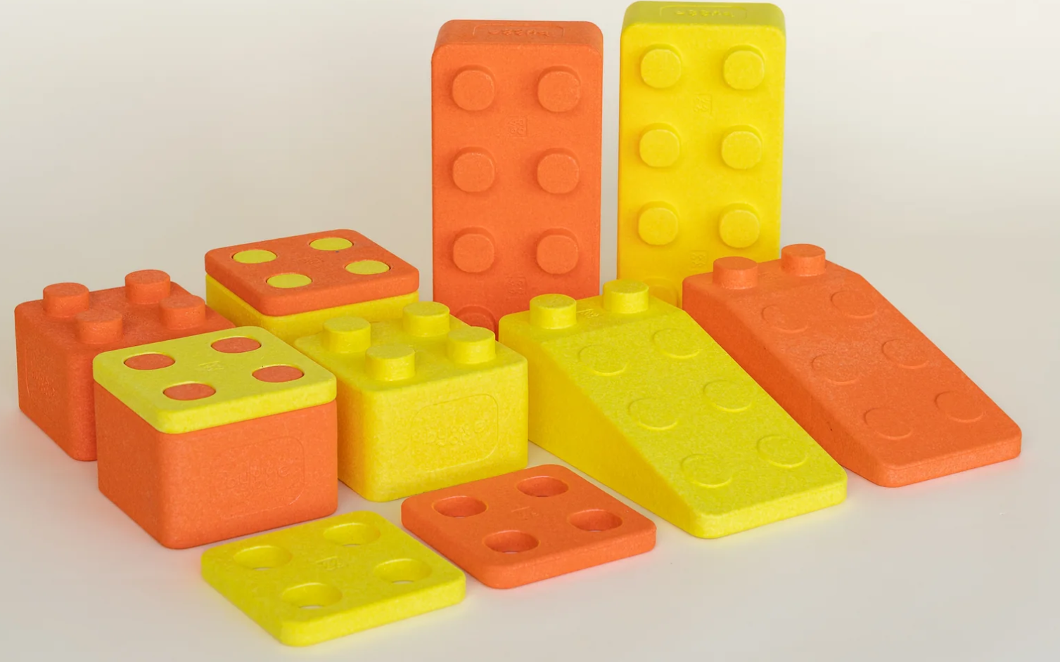 12-teiliges bygge Starterset"TOTONE"gelb/orang Bygge
