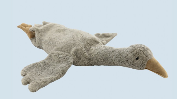 Kuscheltier Gans groß | grau Beleduc