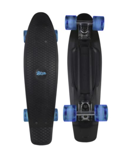 HSALES: NoRules Skateboard ABEC 5 Fun schwarz - tr