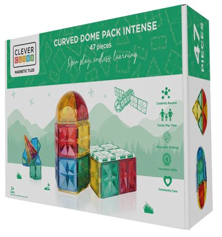 Curved Dome Pack Intense | 47 pieces Cleverclixx