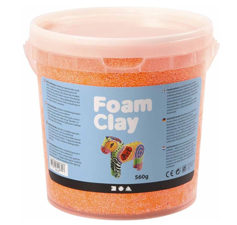 Foam Clay® , Neonorange, 560g/ 1 Eimer creativ Company