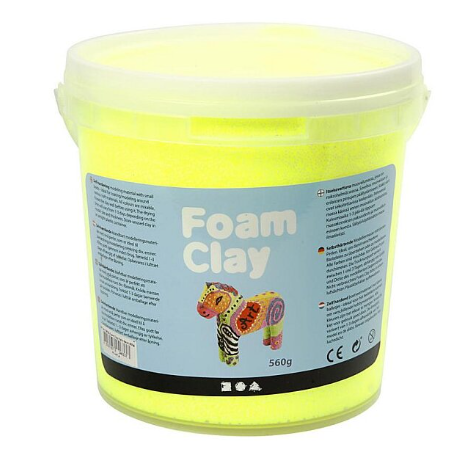 Foam Clay® , Neongelb, 560g/ 1 Eimer creativ Company