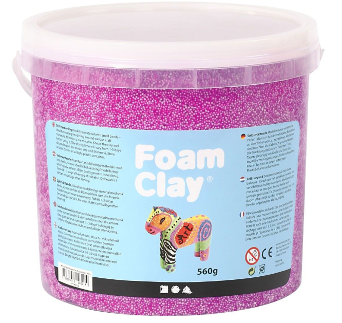 Foam Clay® , Neonlila, 560g/ 1 Eimer creativ Company