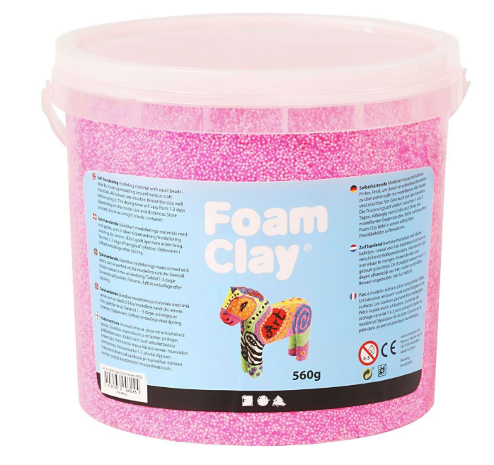 Foam Clay® , Neonpink, 560g/ 1 Eimer creativ Company