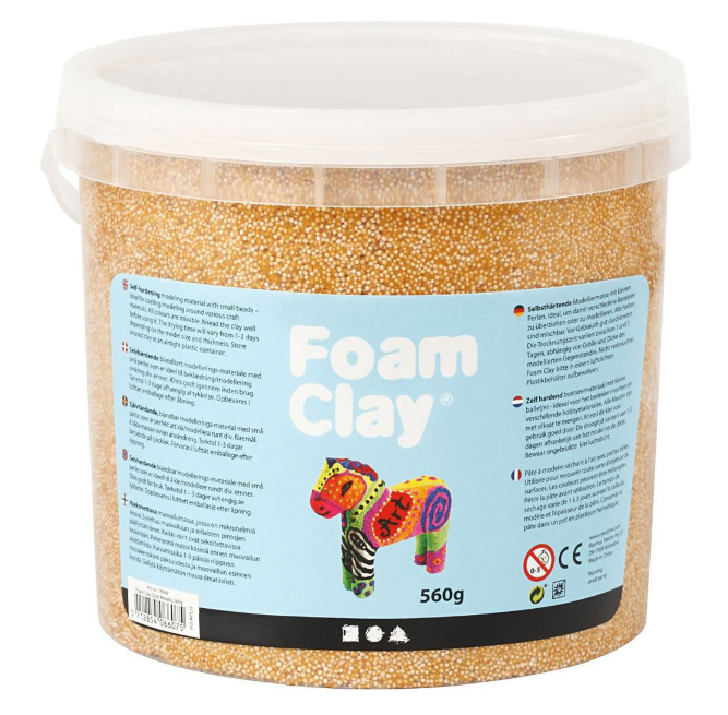 Foam Clay® , Metallic, Gold, 560g/ 1 Eimer creativ Company