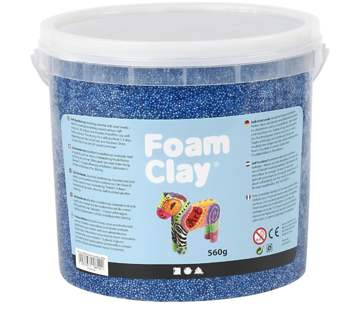 Foam Clay® , Blau, 560g/ 1 Eimer creativ Company