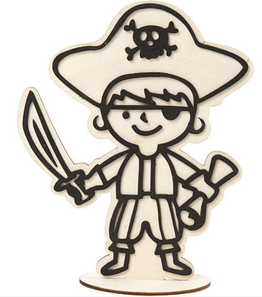 Deko-Figur, Pirat, H 19 cm, 1Stk/ 1 Stk creativ Company