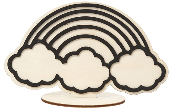 Deko-Figur, Regenbogen, H 10,5 cm, 1Stk/ 1 Stk creativ Company