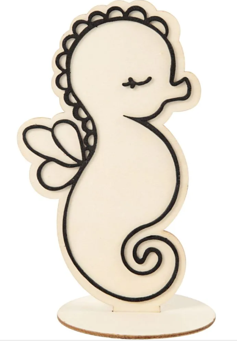 Deko-Figur, Seepferdchen, H 18 cm, 1Stk/ 1 Stk creativ Company