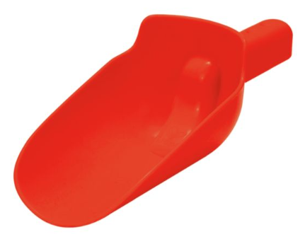 Mehlschaufel, rot