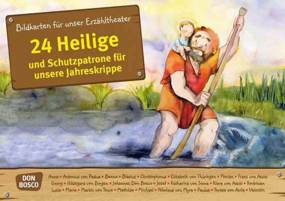 24 Heilige und Schutzpatrone für unsere Jahreskrip Don Bosco