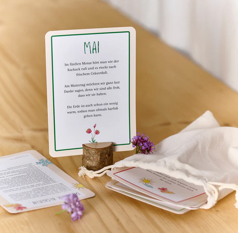 Monatskarten "Das Jahr begreifen" Julia KreativBlog