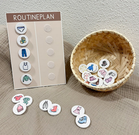 Routineplan Geschwisterset  Julia KreativBlog