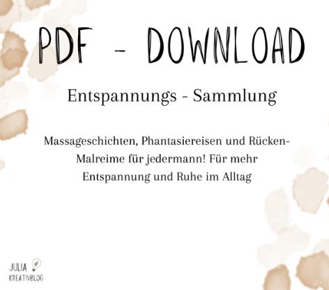 Entspannungssammlung  Julia KreativBlog
