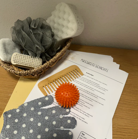 Entspannungssammlung mit Material Julia KreativBlog