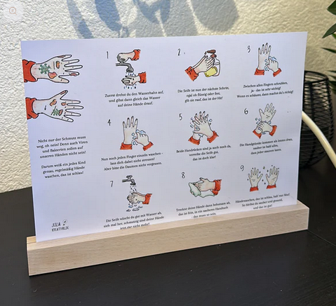 Materialpaket "Hände waschen" Julia KreativBlog