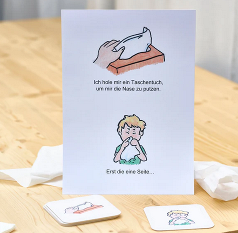 Materialpaket "Nase putzen" Julia KreativBlog