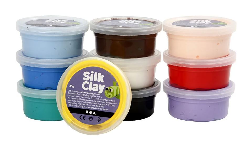 SALES: Silk Clay - 10x40 g/ 1 Pck, Basic 1, Sortie