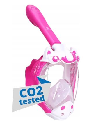 SALE: Kinder Schnorchelmaske - Einrhorn Pink