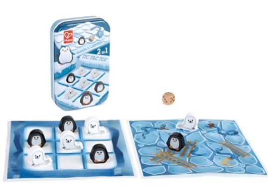 2-in-1 Tic Tac Toe/ Schlangen & Leitern