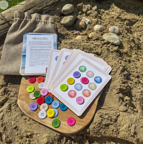 Mini-Reisespiel "Knöpfe-Spiel"