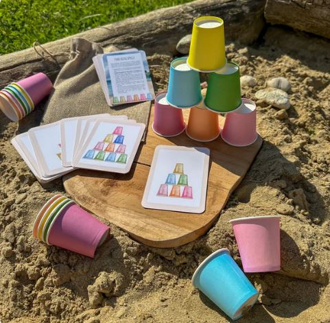 Mini-Reisespiel "Becher-Spiel