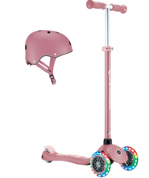 GLOBBER PRIMO PLUS LIGHTS rosa-pastellrosa, mit L