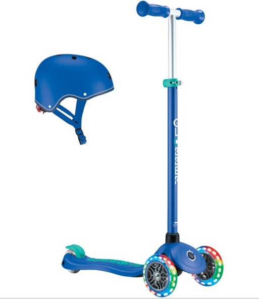 GLOBBER PRIMO PLUS LIGHTS dunkelblau-türkis, mit