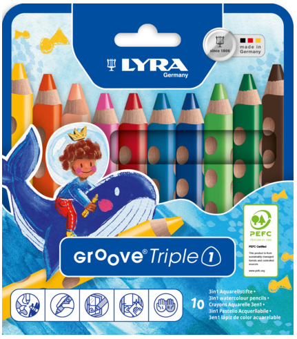 LYRA Groove Triple 1 Kartonetui K10