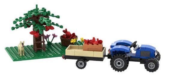 BRIXIES Plus Kleiner Traktor / Small tractor