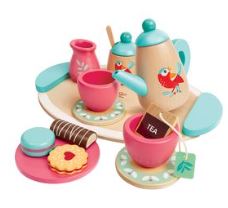 Kinder-Teeservice aus Holz