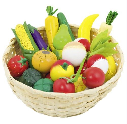 Obst und Gemüse im Korb