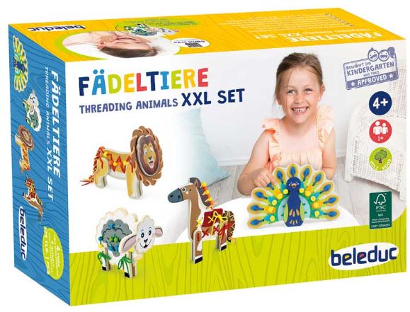 Fädeltiere XXL Set, 129 Teile