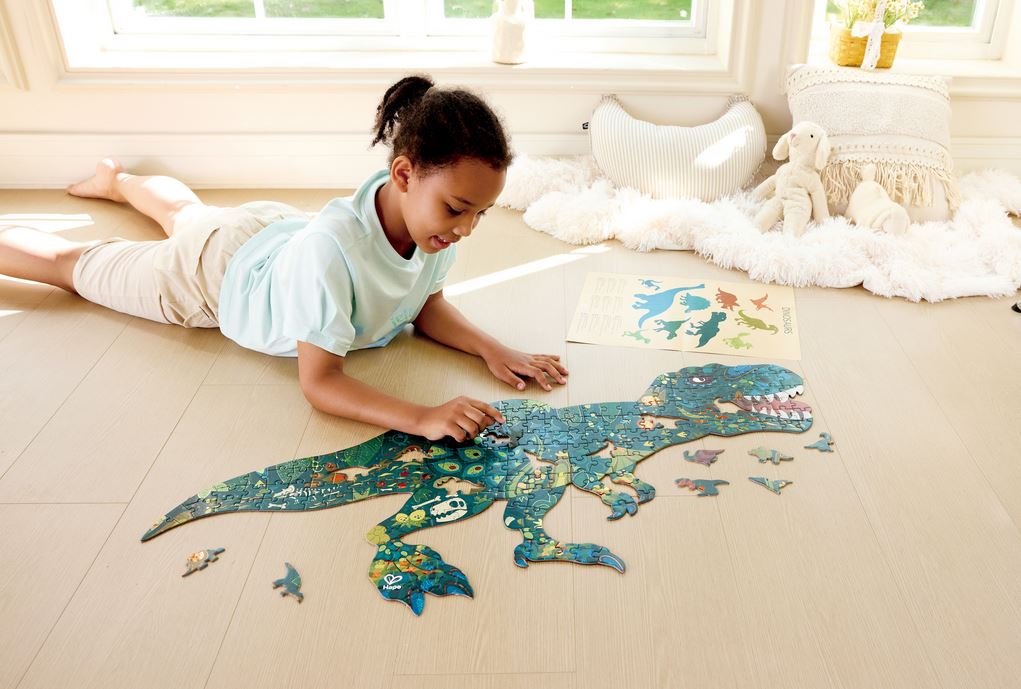Schimmerpuzzle „Dinosaurier“ – 200 Teile