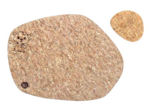 Lios Tischset + Glasuntersetzer Bär