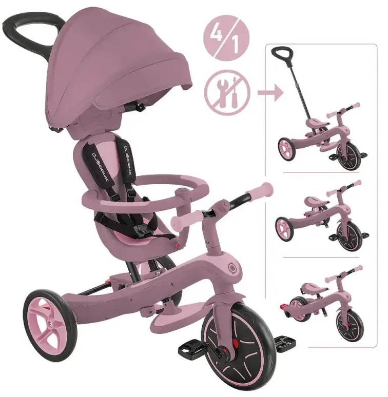 GLOBBER EXPLORER TRIKE 4in1 ECO beere