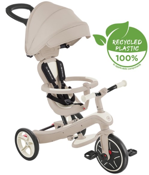 GLOBBER EXPLORER TRIKE 4in1 ECO kokos weiß