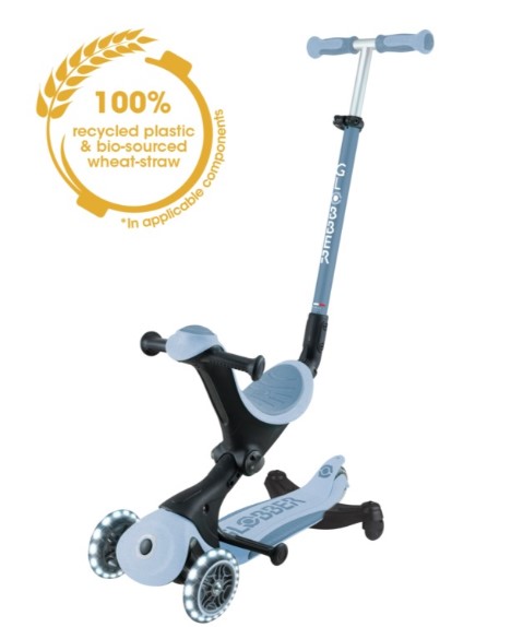 GLOBBER GO-UP DELUXE LIGHTS ECO 360 blaubeere,