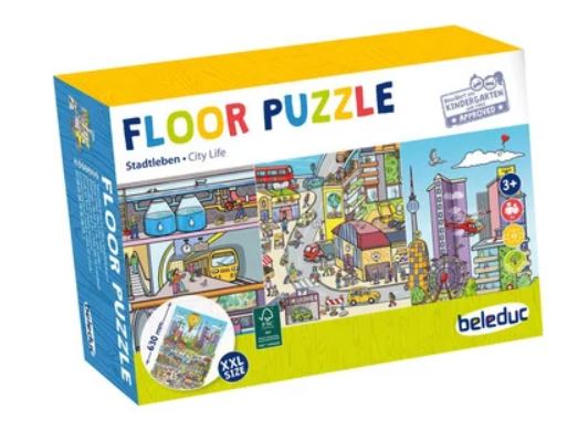 Bodenpuzzle "Stadtleben"