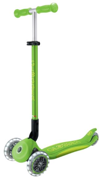 GLOBBER ELITE LIGHTS grün, mit Leuchtrollen