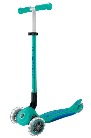 GLOBBER ELITE LIGHTS türkis, mit Leuchtrollen