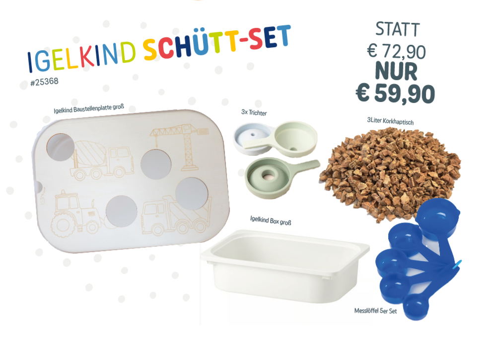 WS: Igelkind Schütt-Set Igelkind